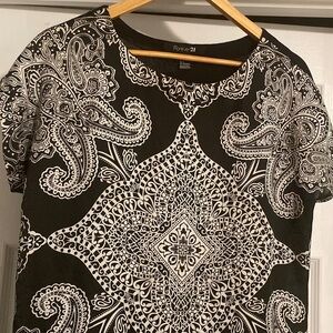 Bandana Print Top tshirt